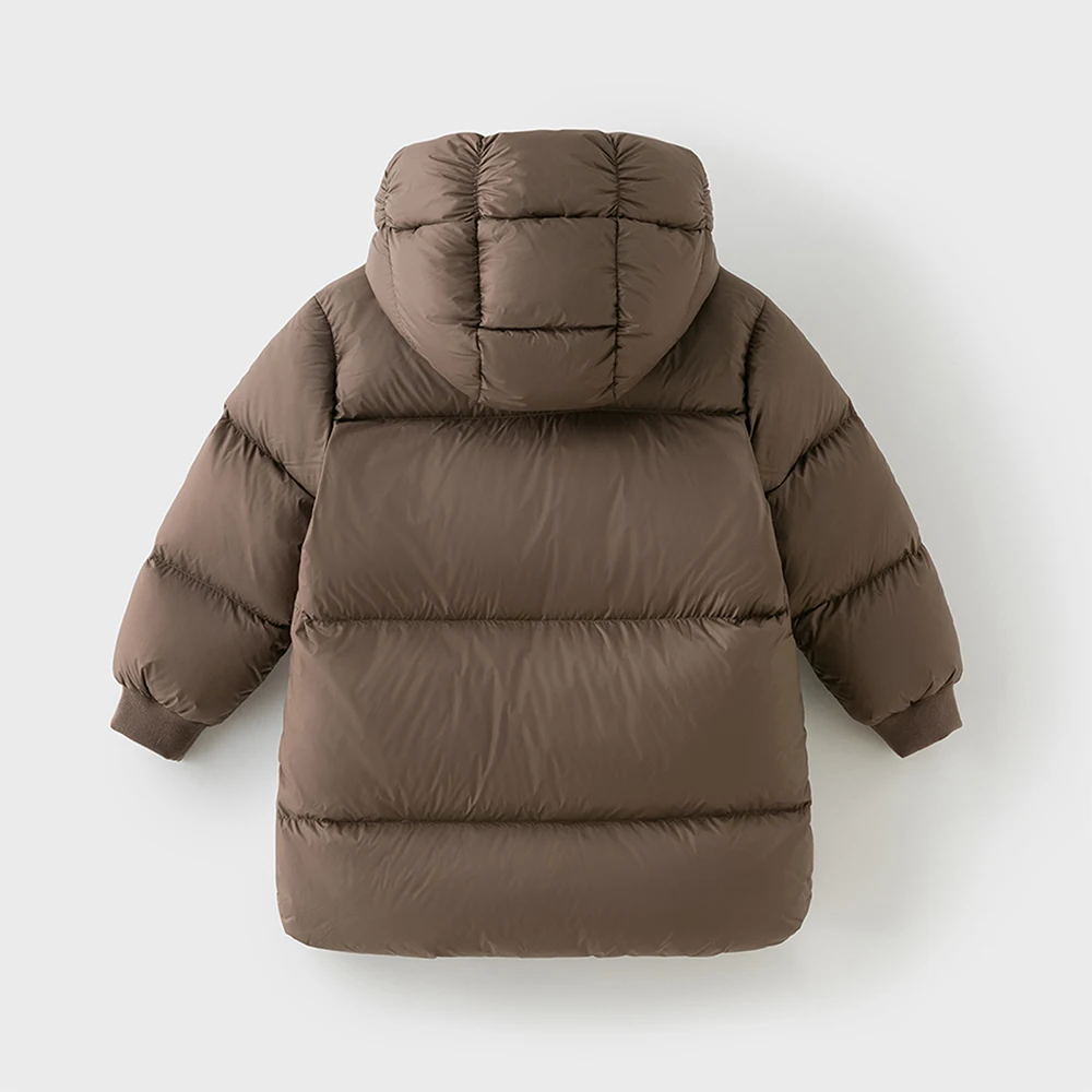 Dave Bella Girls Boys Thicken Down Parka Jacket Hooded Children Winter Warm Down Coats Windproof Outwear Clothes DK4254042