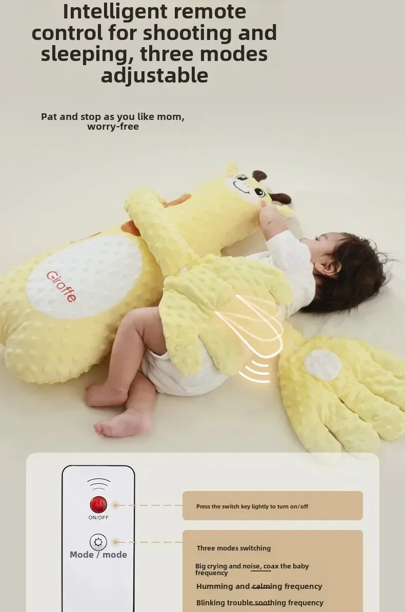 Electric Baby Patting Doll - Soothing Palm Remote Control Hand Pillow for Toddler Sleep, Perfect Baby Gift