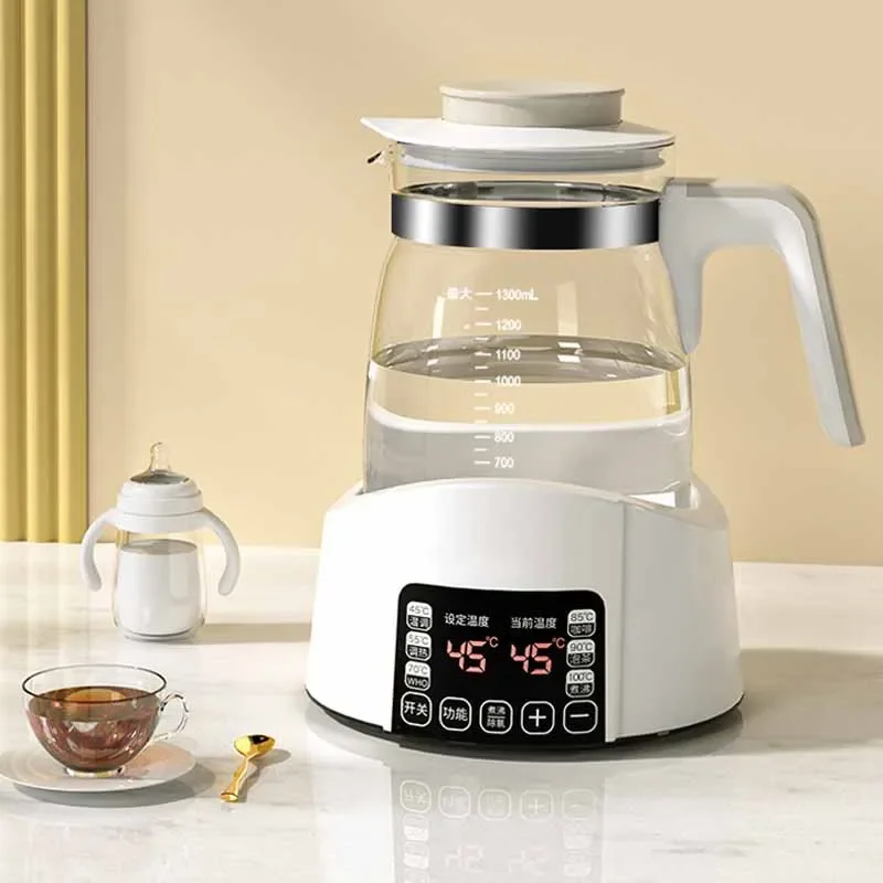 1.3L Electri Multifunctional Baby Thermostatic Milk Kettle Preparation Temperature Control Health Tea Pot and Water Boiling