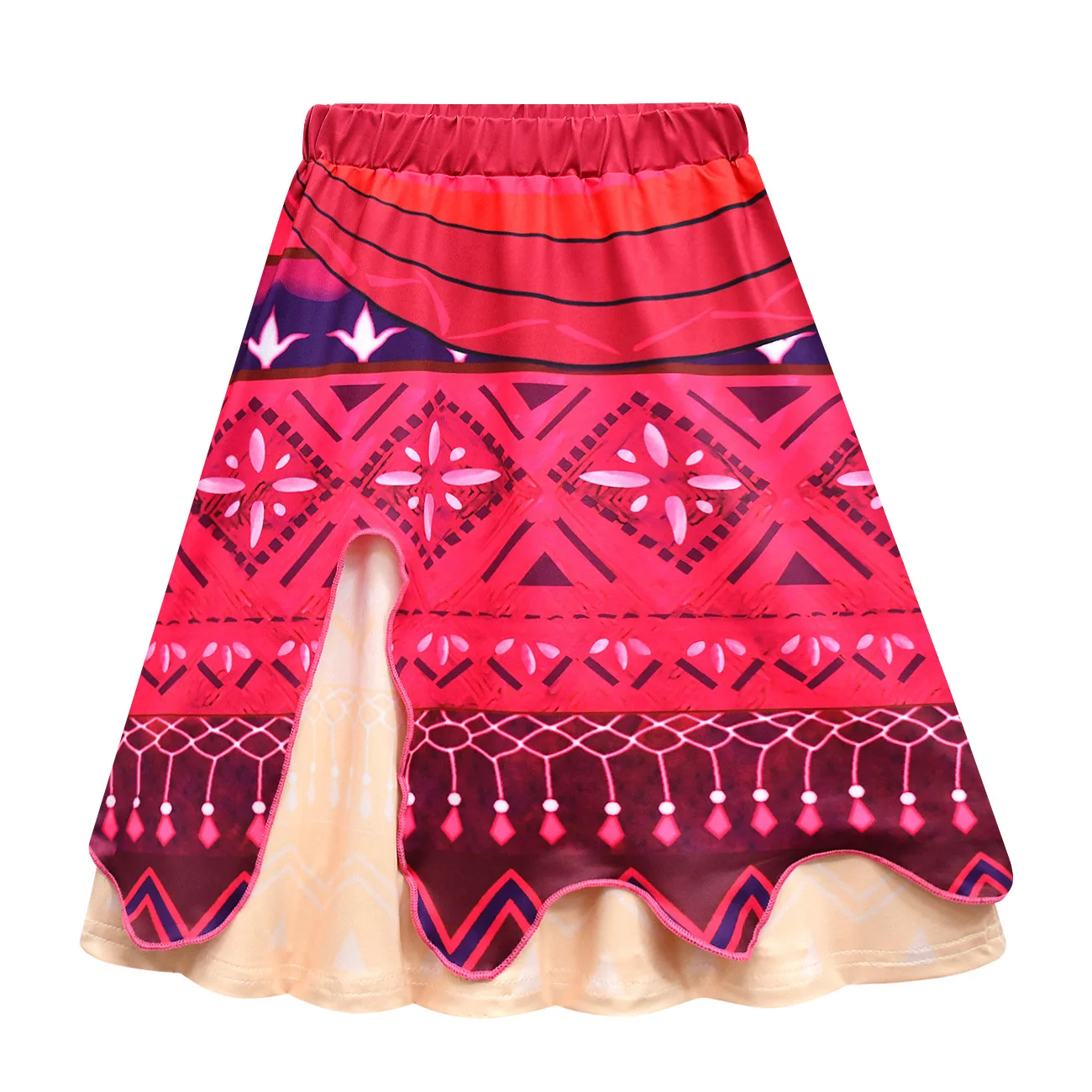 Muababy Moana Style Island Princess Dress for Girls Tropical Birthday Party Costume Kids Toddler Holiday Outfit 2-8Y Vestido