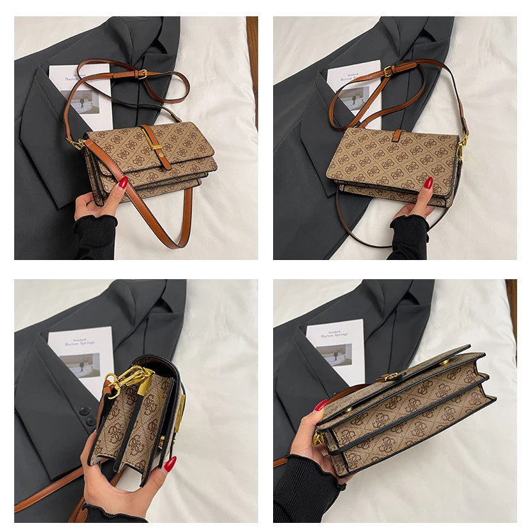 Luxury trendy women's crossbody bag, high-quality handheld fashionable shoulder bag inspired by Parisian designer