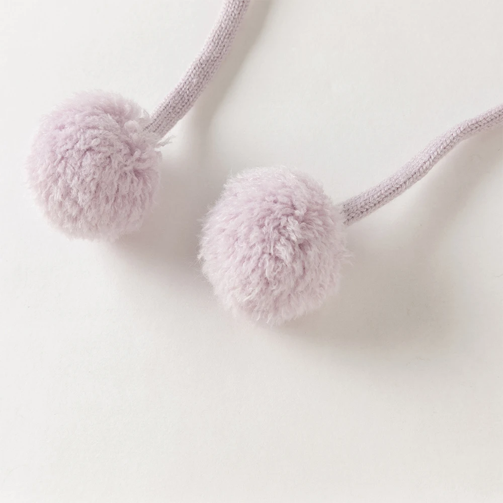 Dave Bella Girls Hat Winter Autumn Baby Kids Cute Ear Protection Soft Thickened Cap Newborn Bonnet Children Casual Hat DB4254068