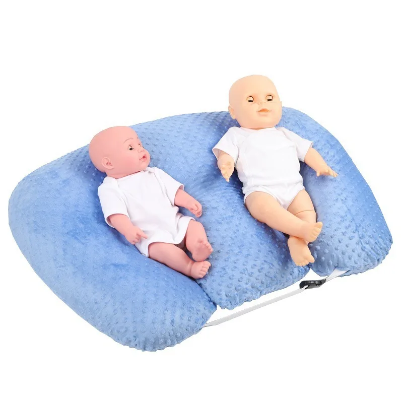 Double protection pillow baby nursing pillow, twin nursing pillow, baby and newborn nursing bed,Feeding artifact