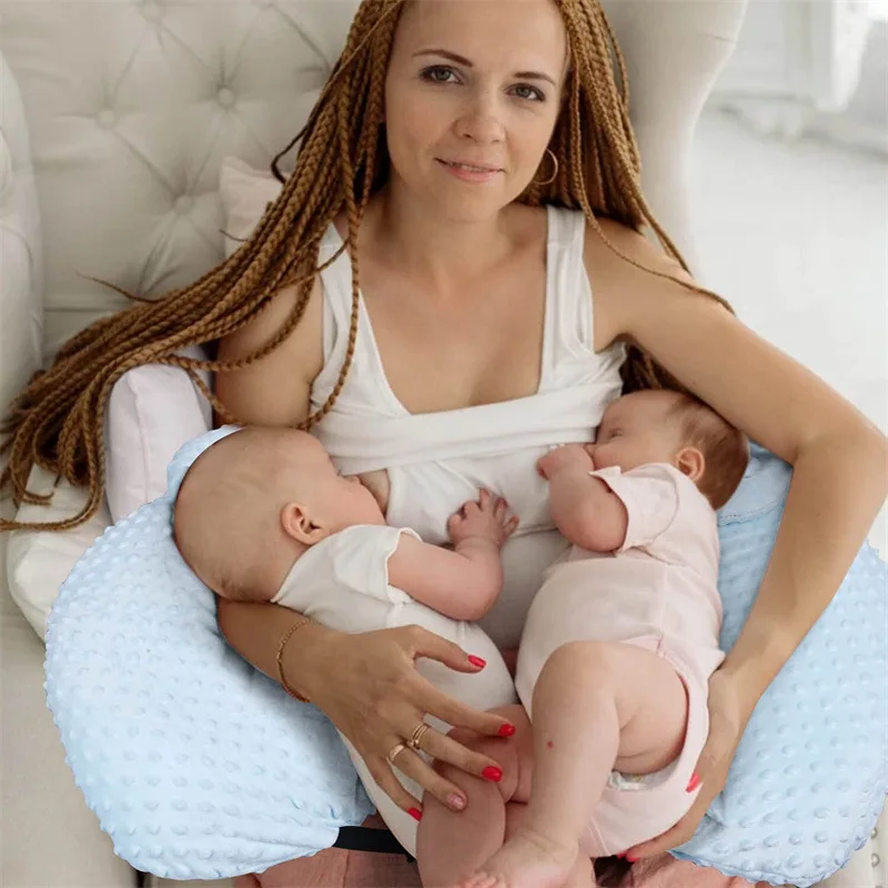 Double protection pillow baby nursing pillow, twin nursing pillow, baby and newborn nursing bed,Feeding artifact