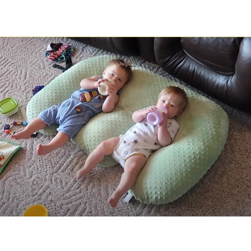 Double protection pillow baby nursing pillow, twin nursing pillow, baby and newborn nursing bed,Feeding artifact