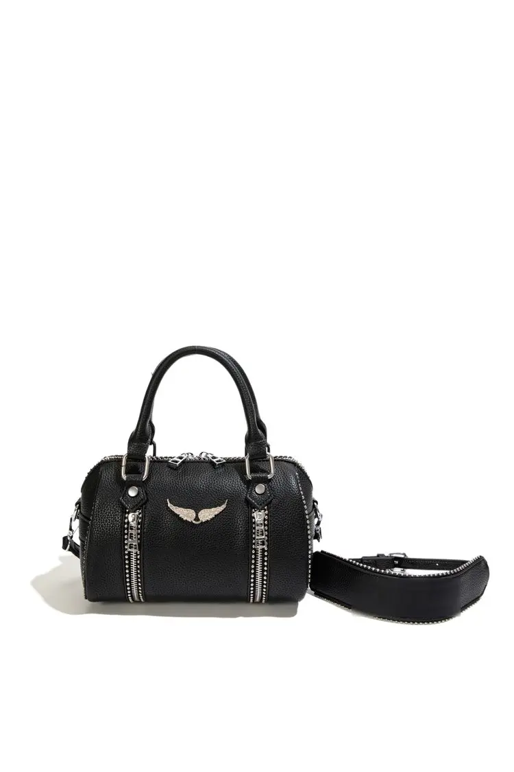 Famous design zipper women's crossbody bag, fashionable women's chain shoulder bag, modern trendy style handbag