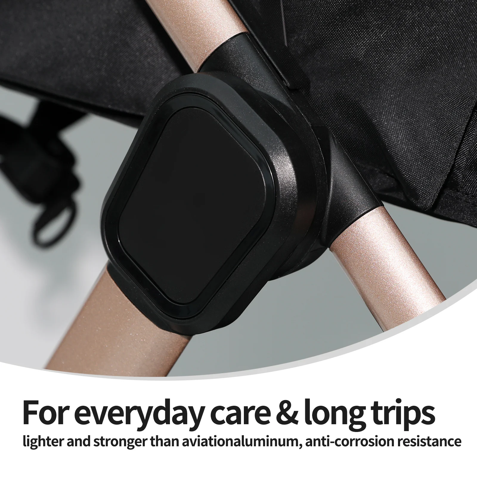 Compact 3-in-1 Stroller Travel System for Newborns Four-wheel Pushchair with Car sitting Suitable for Air Travel and Long trip Buggy EVA Large where Smooth Pushing fandable Pram shots in the Trunk Five-point new Model Carriage