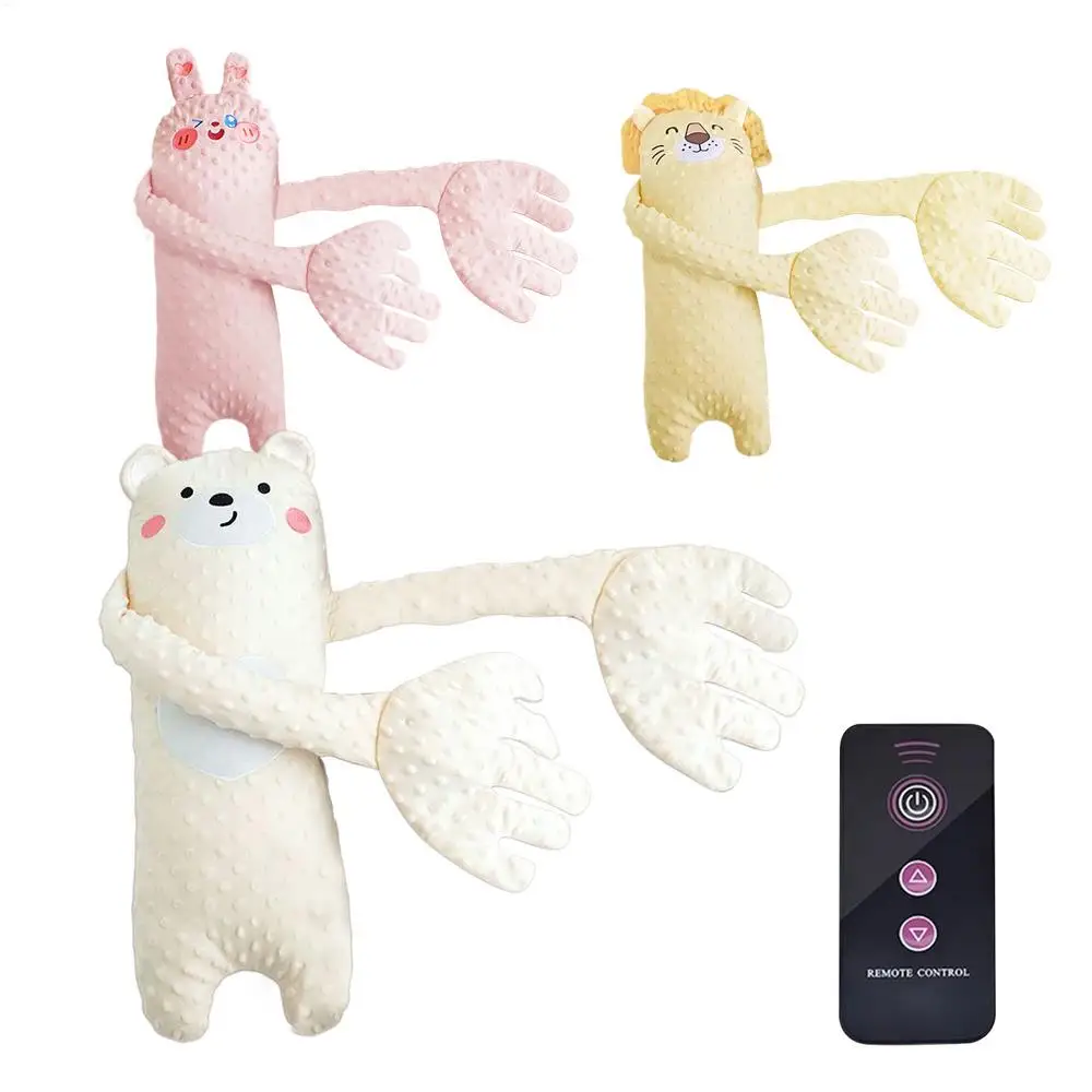 Remote Control Electric Baby Sleep Toy Cartoon Bear Shaped Plush Soothing Dolls Cartoon Baby Sleep Aid Comfort Soother Pillow