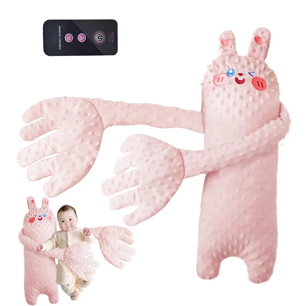 Remote Control Electric Baby Sleep Toy Cartoon Bear Shaped Plush Soothing Dolls Cartoon Baby Sleep Aid Comfort Soother Pillow