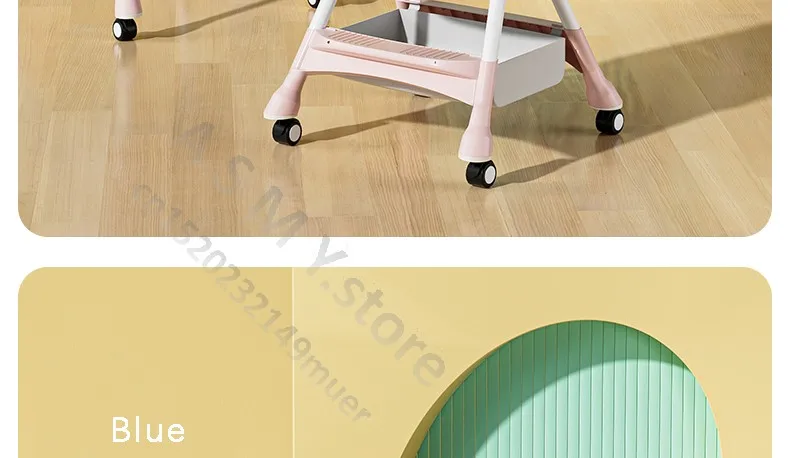 Foldable Reclining Baby Dining Table Set Multifunctional Adjustable Height Children's Seat with Dinner Chairs for Kids