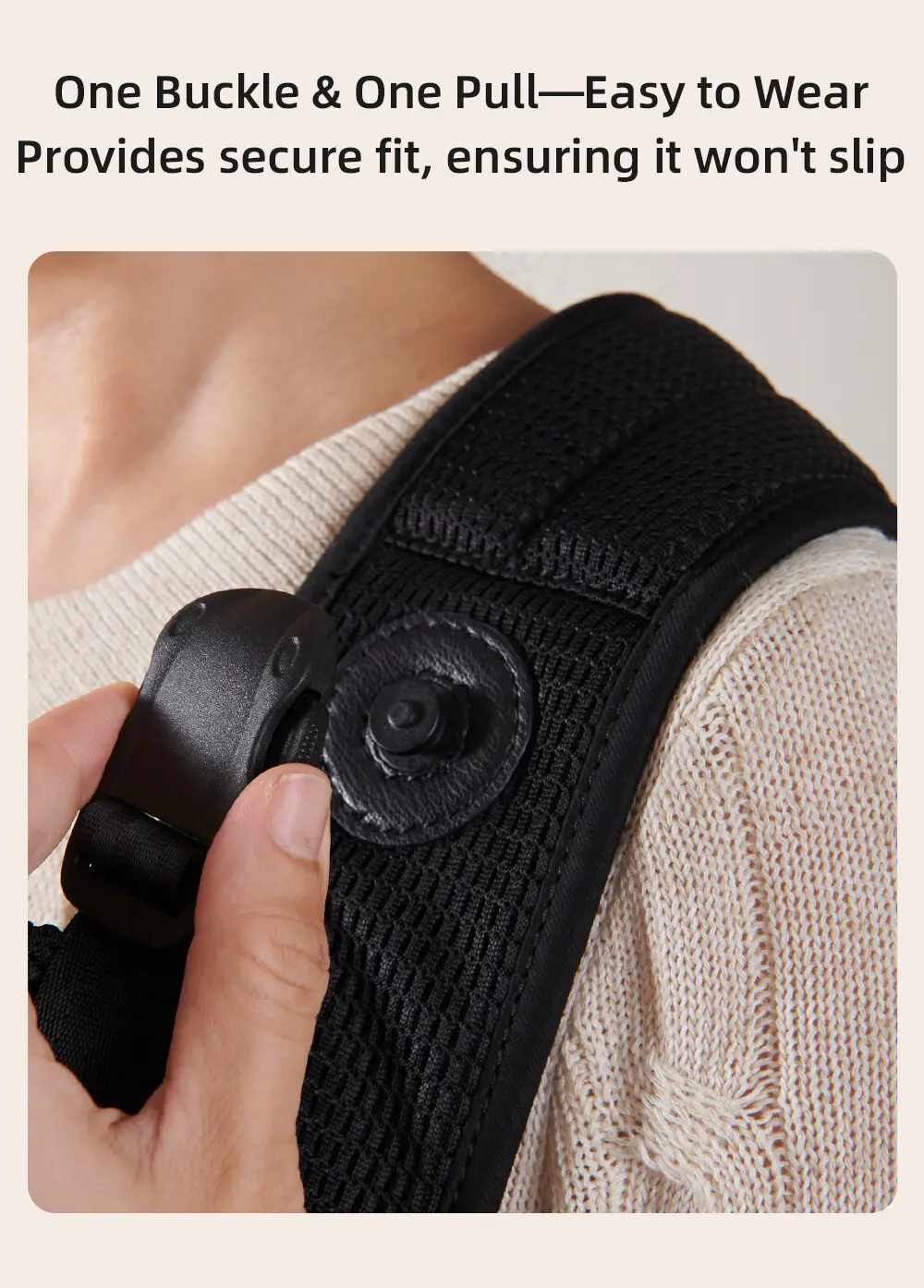 Sunveno Integrated Secure Baby Carrier Effortless Comfortable Baby Carrier Mesh Breathable 4-24months Hands-Free Ergonomic Black