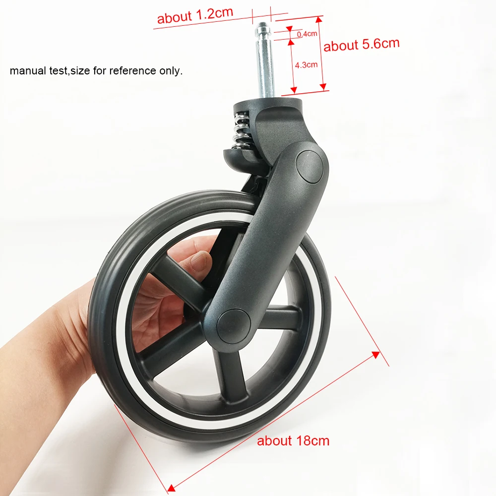 Stroller Wheel For Cybex Balios S Lux Front Or Rear One Direct Replace Back One With Frame Axle Tire DIY Baby Buggy Accessories