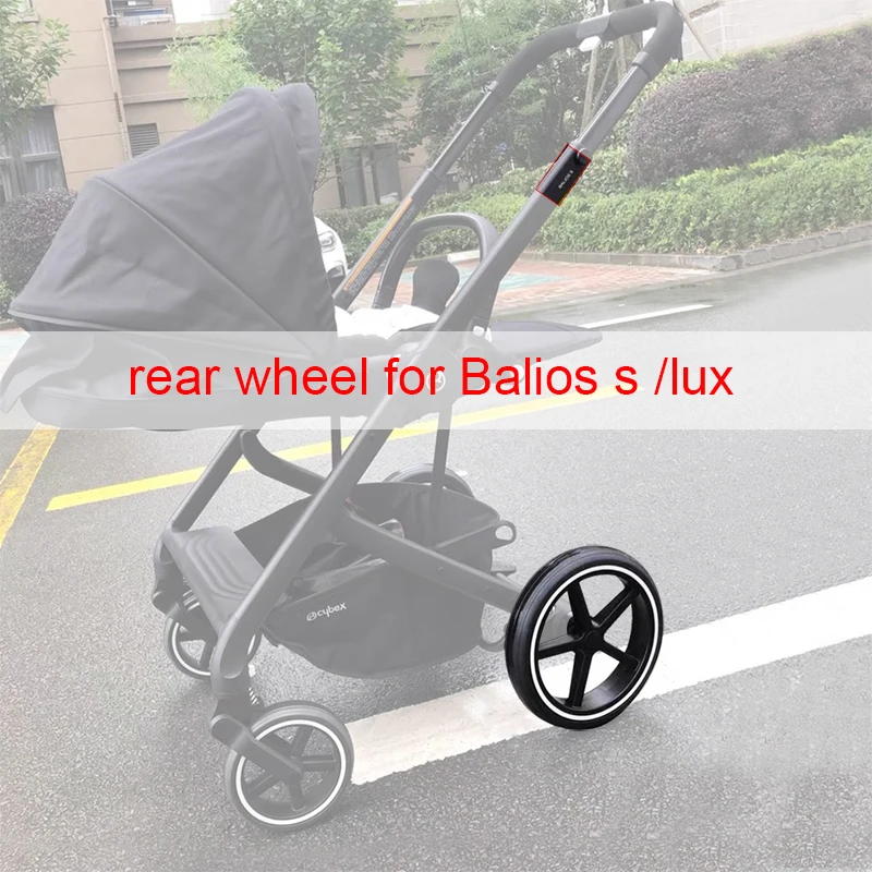 Stroller Wheel For Cybex Balios S Lux Front Or Rear One Direct Replace Back One With Frame Axle Tire DIY Baby Buggy Accessories