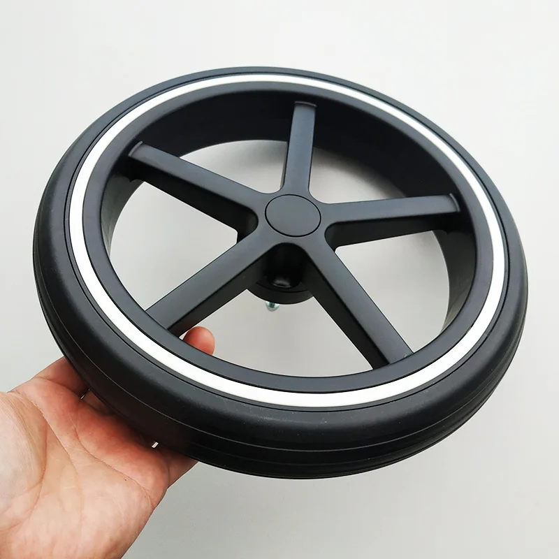 Stroller Wheel For Cybex Balios S Lux Front Or Rear One Direct Replace Back One With Frame Axle Tire DIY Baby Buggy Accessories