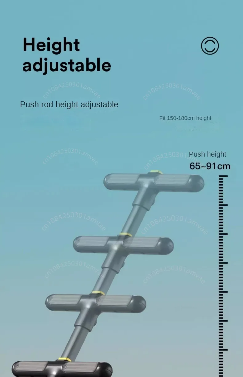 Lightweight Three-wheel Baby Stroller Adjustable Push Bar Foldable Three-wheel Baby Stroller Multi-functional Children's Bicycle
