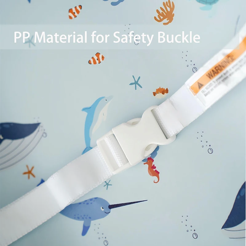 Portable Baby Diaper Changing Pad with Safety Strap Newborn Babies Items Wipeable Changing Mat for Dresser and Changing Tables
