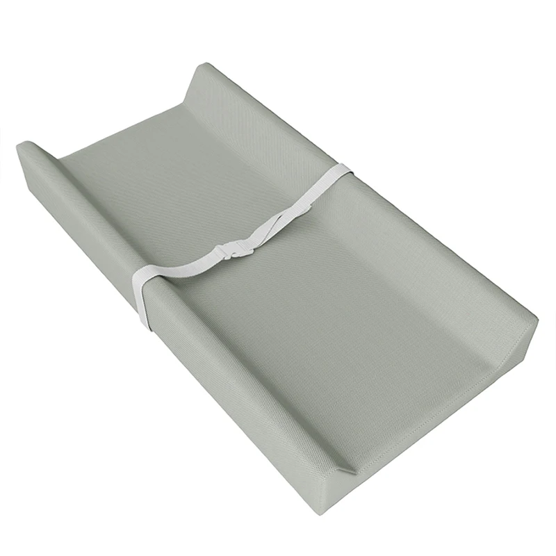 Portable Baby Diaper Changing Pad with Safety Strap Newborn Babies Items Wipeable Changing Mat for Dresser and Changing Tables