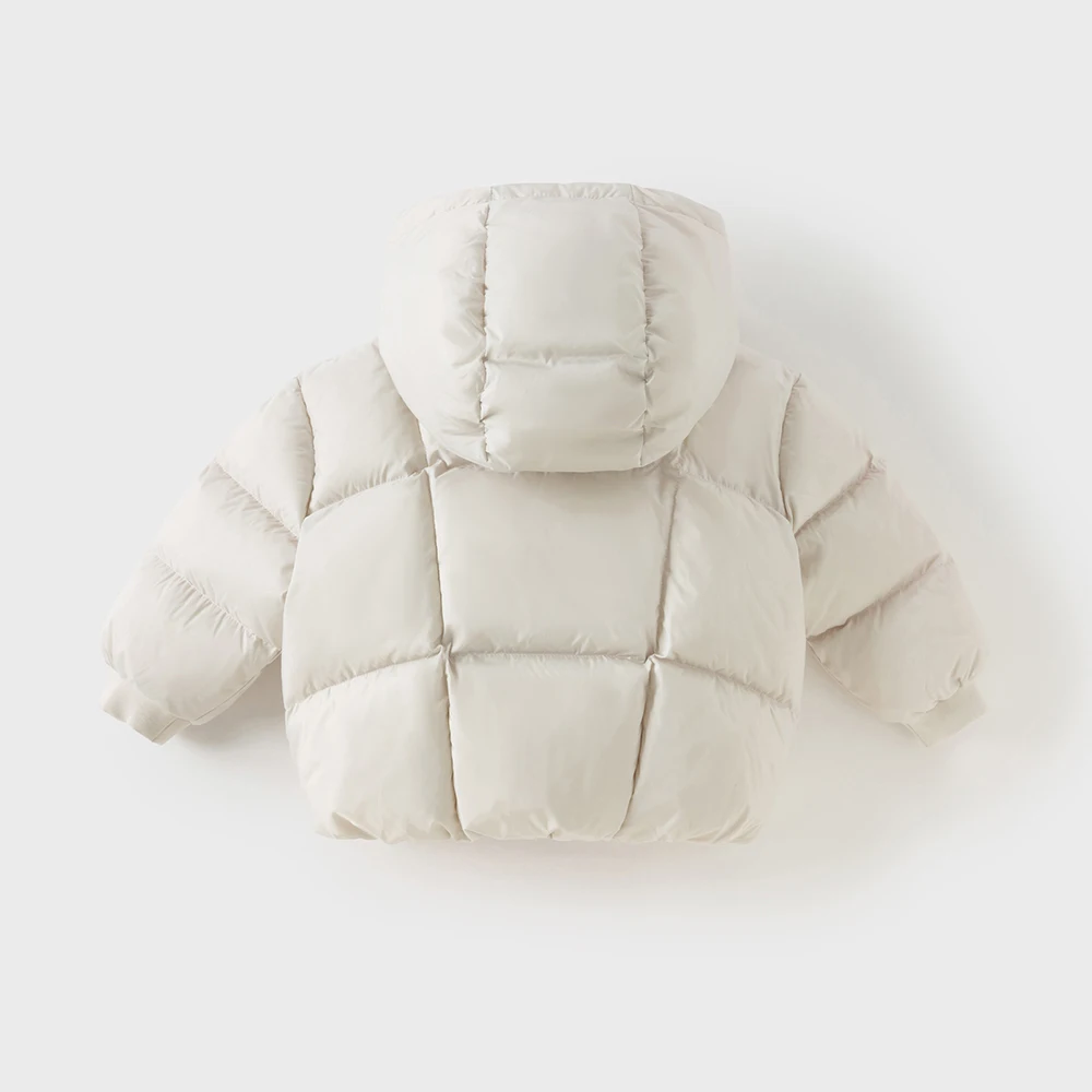 Dave Bella Children's Down Jacket Winter New Collection Girls Boys Long Sleeve Hooded Top Kids' Warm Fashion Coat DB4253608