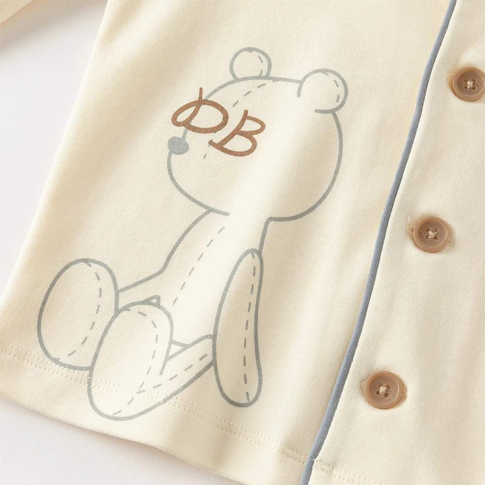 Dave Bella Children Autumn Spring Two-Piece Home Suits Long Sleeve Pants Pajamas Set Casual Boys Girls Clothes Set DB3253182