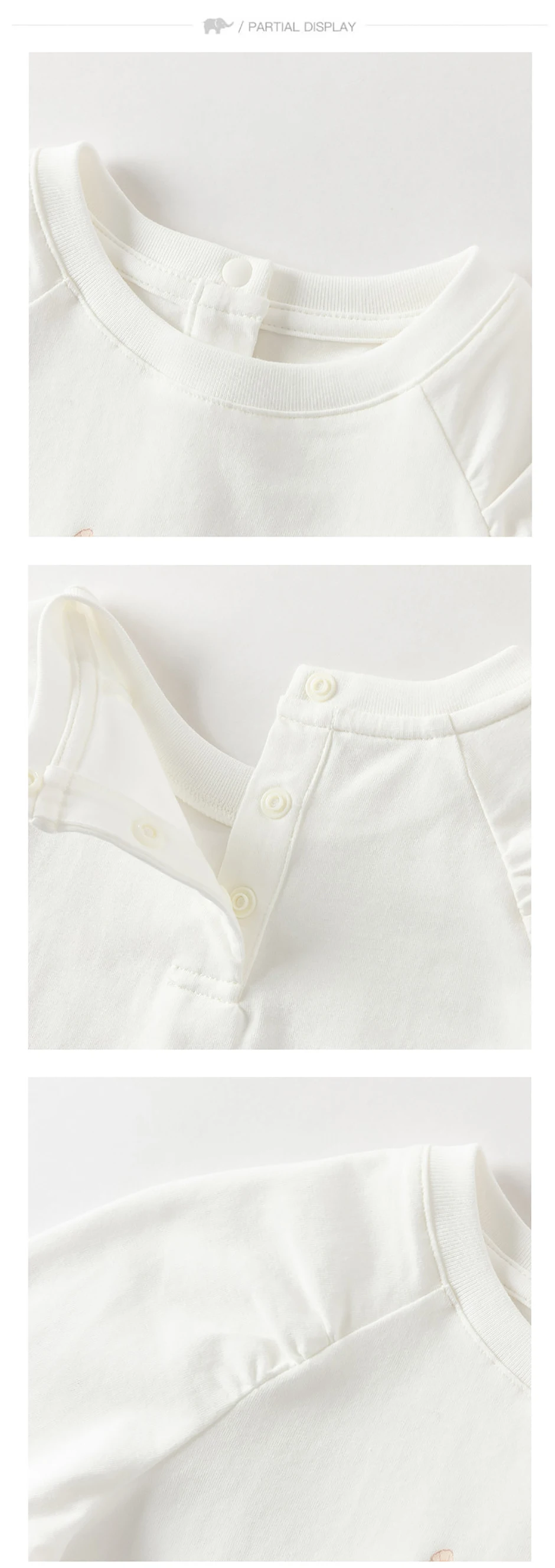 Dave Bella Children T-shirt Girl Clothes Spring Autumn Baby Cotton Sweet Pullover Bottoming Top Long Sleeve Breathable DB1260234