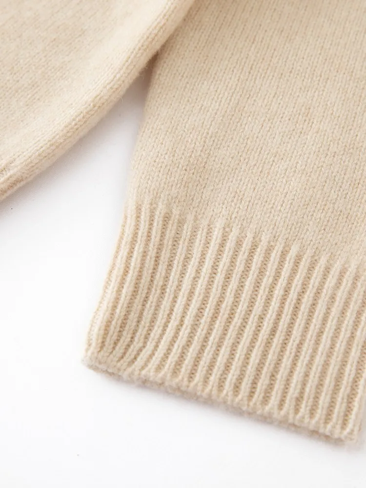 Children's Wool Sweater Pullover Girls Clothes Autumn Winter Boys Thick 100% Merino Wool Knitwear Basic Baby Kids Cashmere Tops