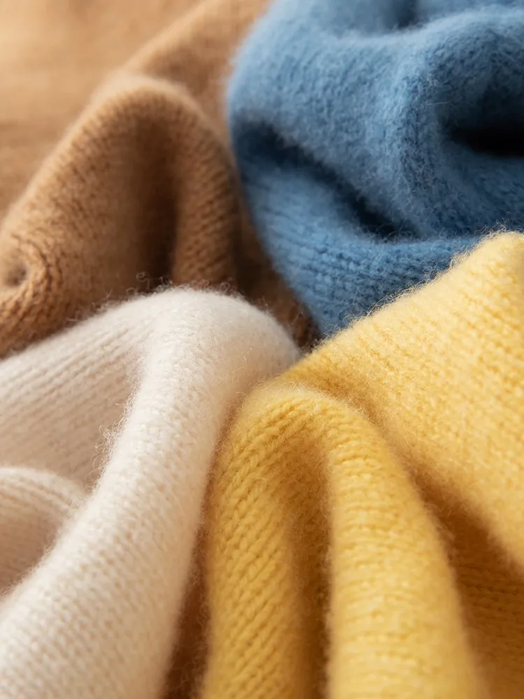 Children's Wool Sweater Pullover Girls Clothes Autumn Winter Boys Thick 100% Merino Wool Knitwear Basic Baby Kids Cashmere Tops