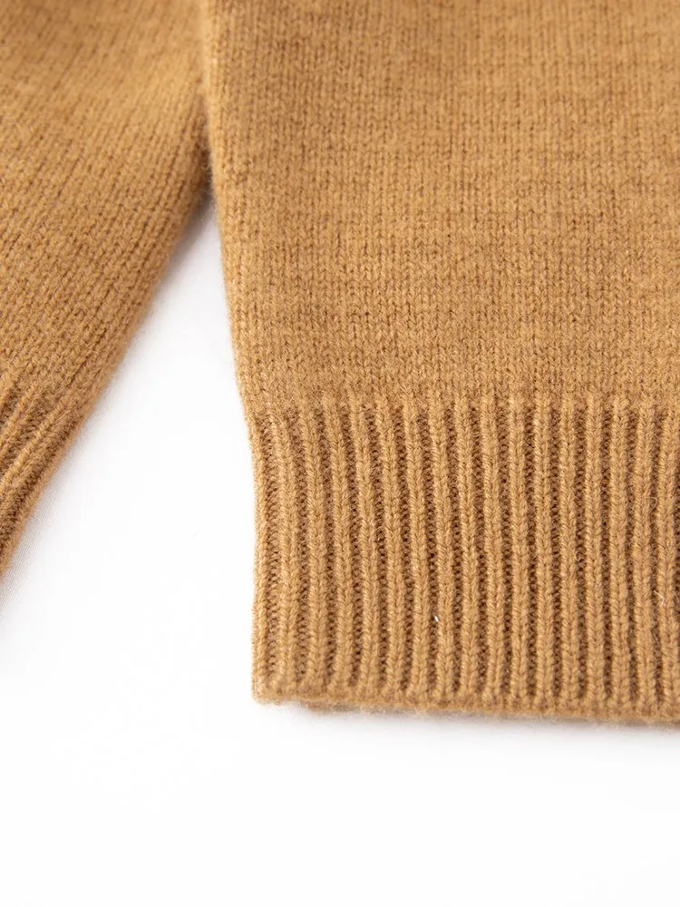 Children's Wool Sweater Pullover Girls Clothes Autumn Winter Boys Thick 100% Merino Wool Knitwear Basic Baby Kids Cashmere Tops