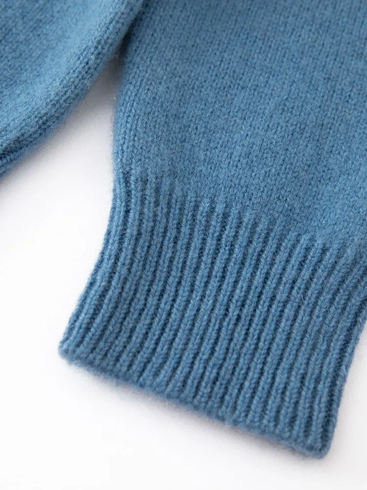 Children's Wool Sweater Pullover Girls Clothes Autumn Winter Boys Thick 100% Merino Wool Knitwear Basic Baby Kids Cashmere Tops