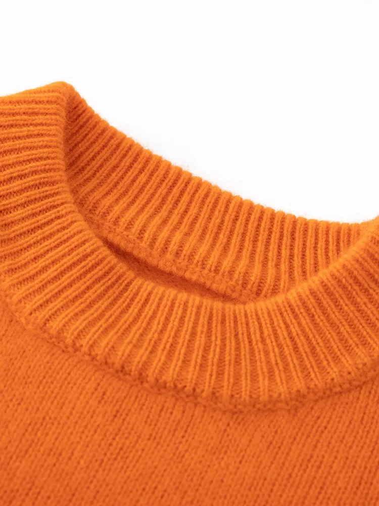 Children's Wool Sweater Pullover Girls Clothes Autumn Winter Boys Thick 100% Merino Wool Knitwear Basic Baby Kids Cashmere Tops