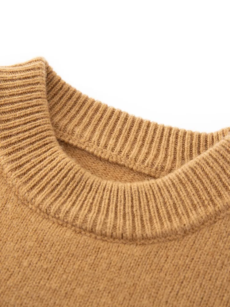 Children's Wool Sweater Pullover Girls Clothes Autumn Winter Boys Thick 100% Merino Wool Knitwear Basic Baby Kids Cashmere Tops