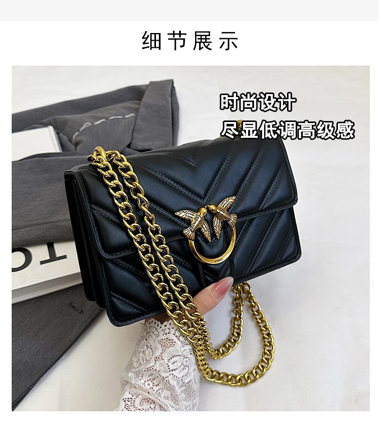 Women Messenger Bag Leather Crossbody Handbag Casual Simple Vintage Classic Designer Paris Fashionable Bag