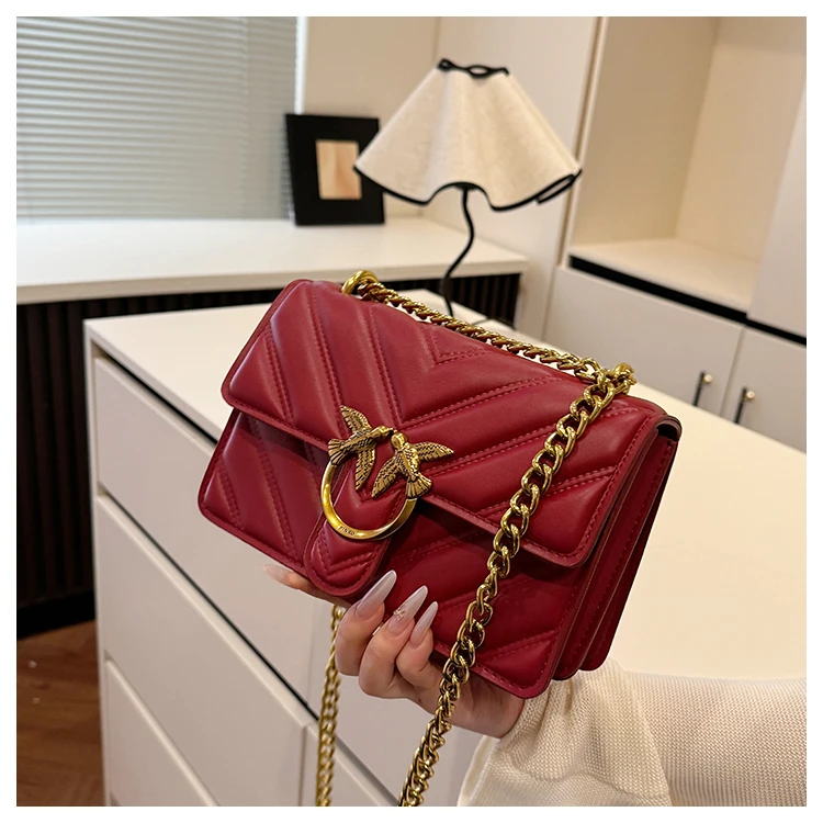 Women Messenger Bag Leather Crossbody Handbag Casual Simple Vintage Classic Designer Paris Fashionable Bag