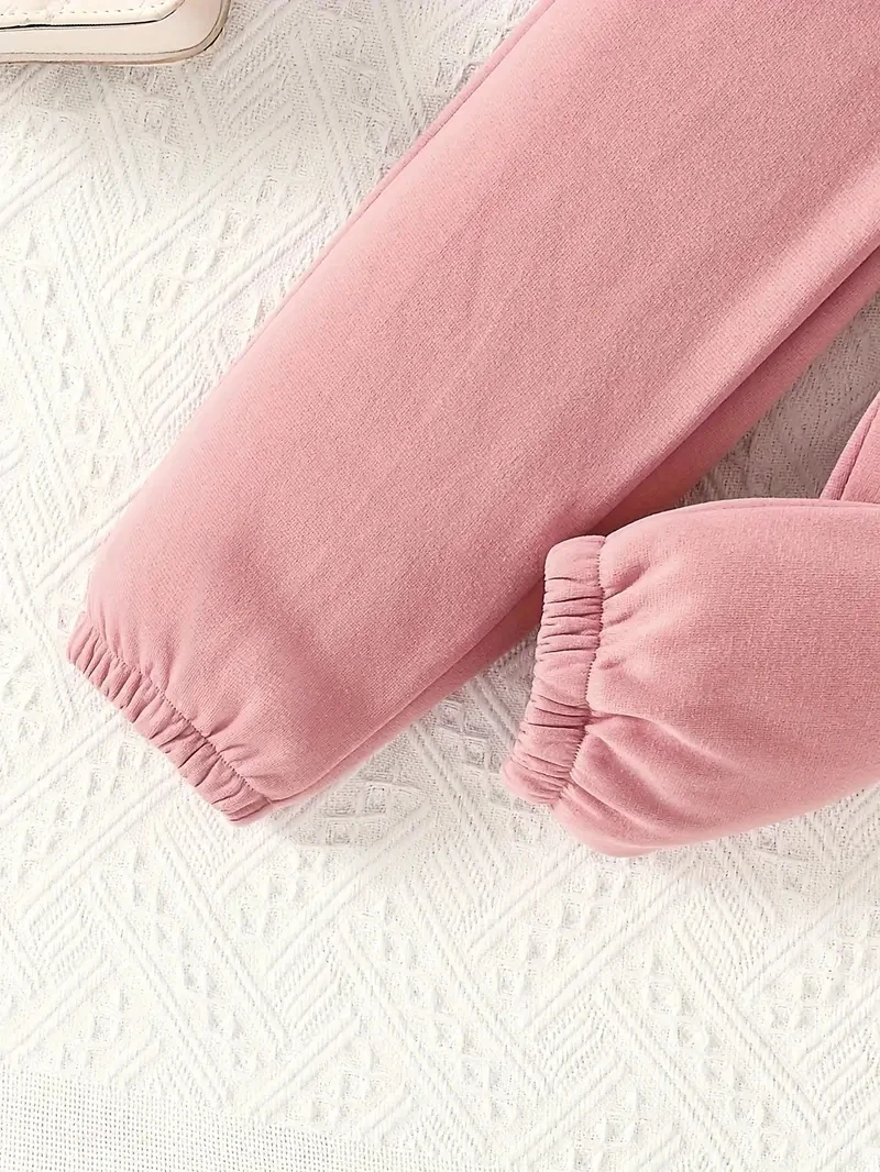 3 Pcs Kids Girls' Clothes Set Spring And Autumn Baby Girls Long-Sleeve Hooded Sweatshirt +Sleeveless Vest+ Long Pants Daily Wear