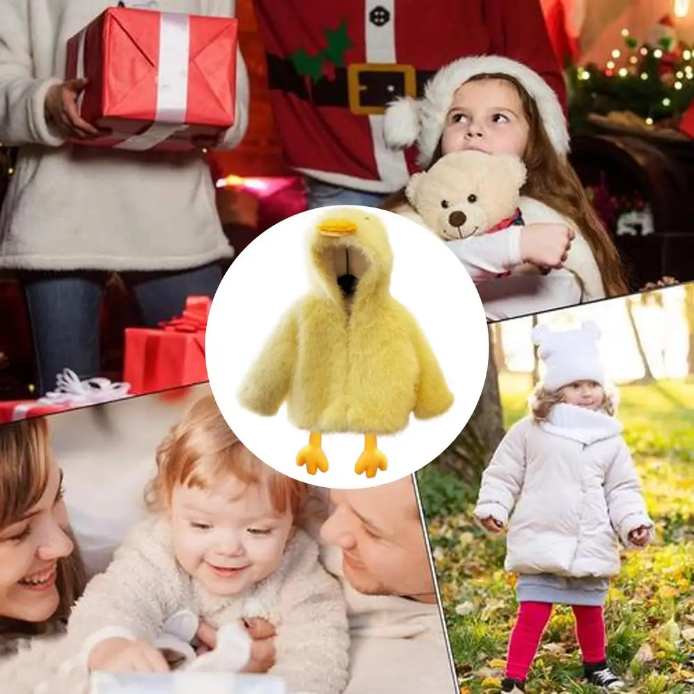 Kids Duck Costume Plush Winter Duck Coats For Kids Role Play Costume Cold Weather Outwear For Role Play Daily Life