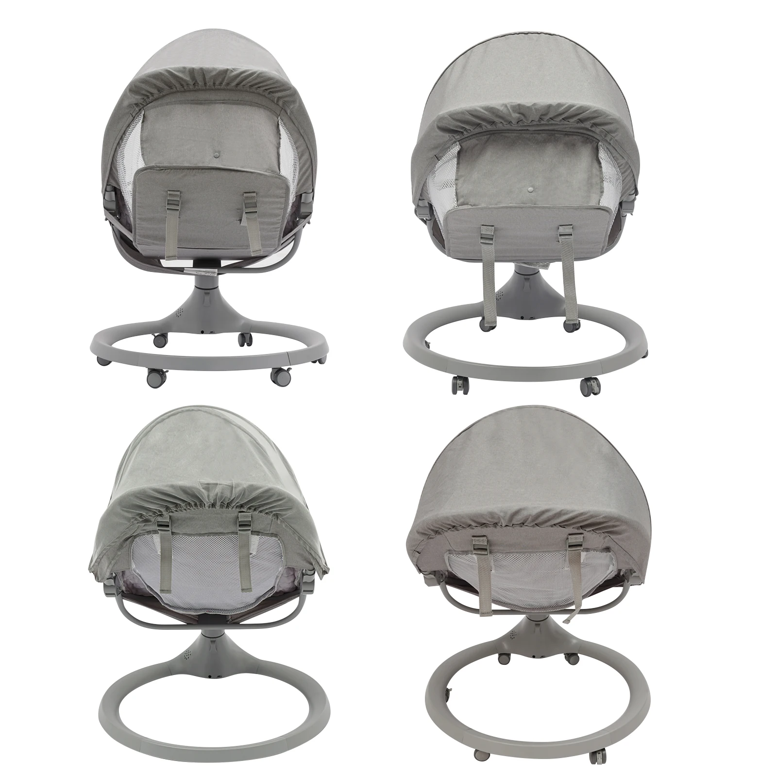 Bluetooth Baby Cradle for Toddlers Baby Strollers 20kg Load Bearing Capacity with Remote Control for Children Aged 0-18 Months