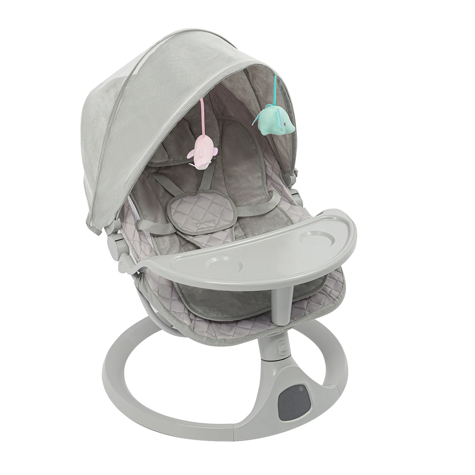 Bluetooth Baby Cradle for Toddlers Baby Strollers 20kg Load Bearing Capacity with Remote Control for Children Aged 0-18 Months