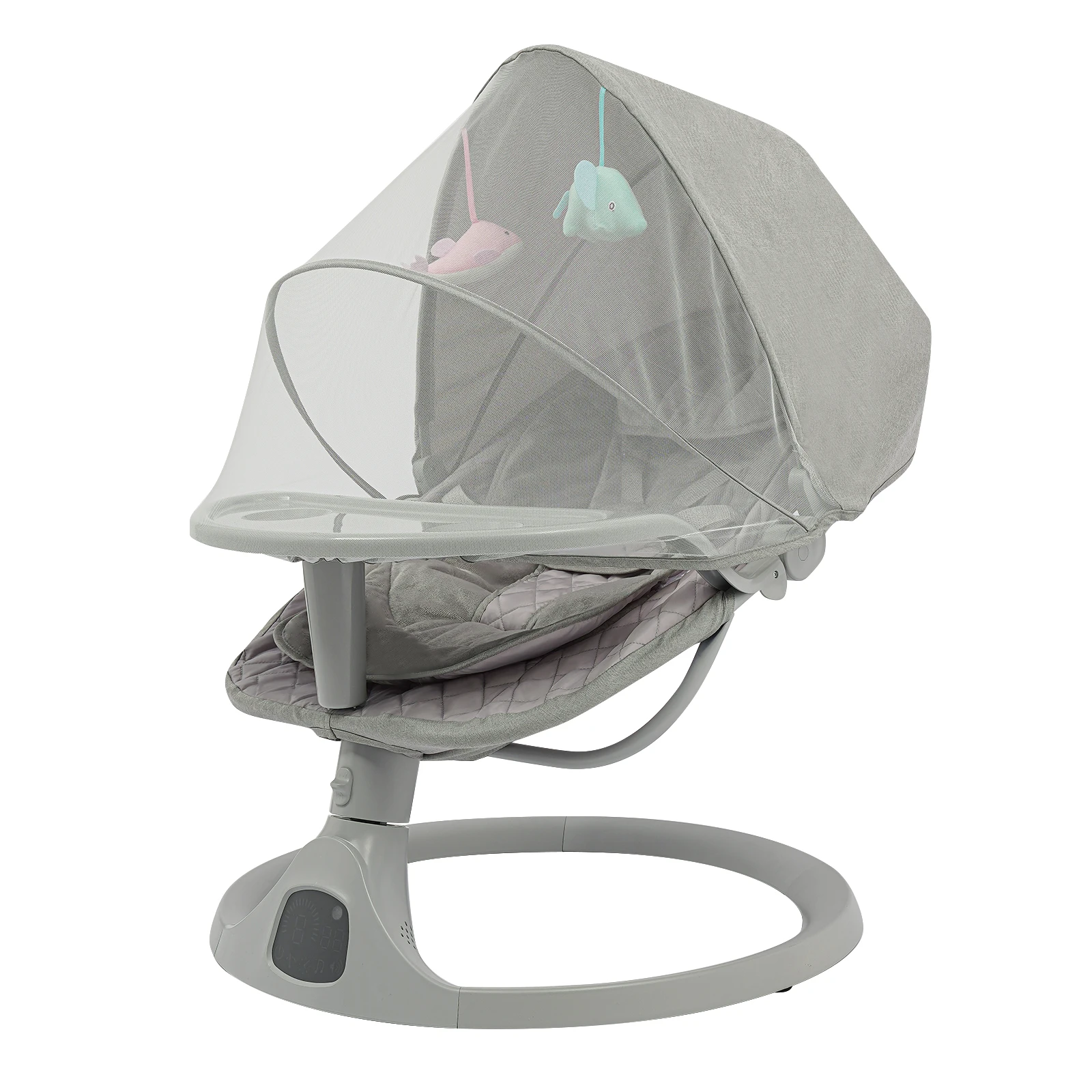 Bluetooth Baby Cradle for Toddlers Baby Strollers 20kg Load Bearing Capacity with Remote Control for Children Aged 0-18 Months
