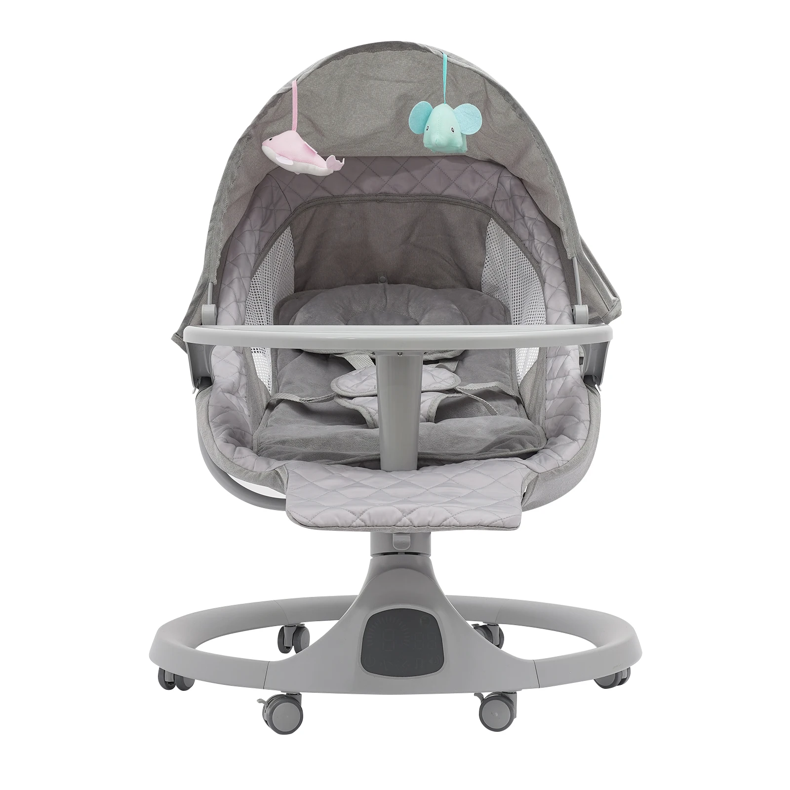 Bluetooth Baby Cradle for Toddlers Baby Strollers 20kg Load Bearing Capacity with Remote Control for Children Aged 0-18 Months
