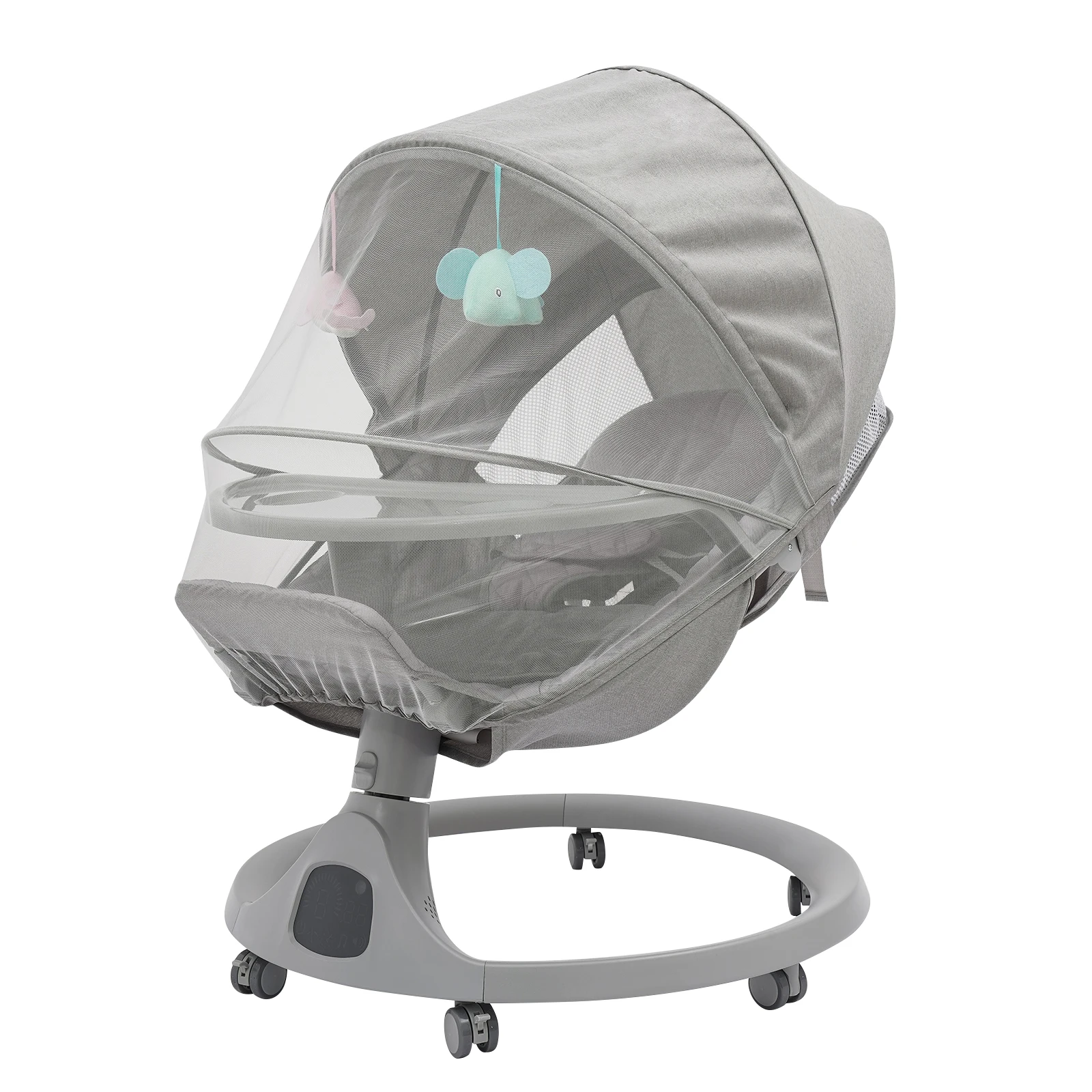 Bluetooth Baby Cradle for Toddlers Baby Strollers 20kg Load Bearing Capacity with Remote Control for Children Aged 0-18 Months