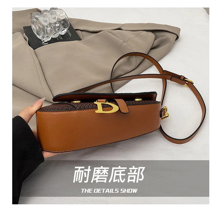 Luxury High End Leather Diaper Bag with Multiple Pockets and Adjustable Strap for Modern Moms Daily Outdoor and Travel Use