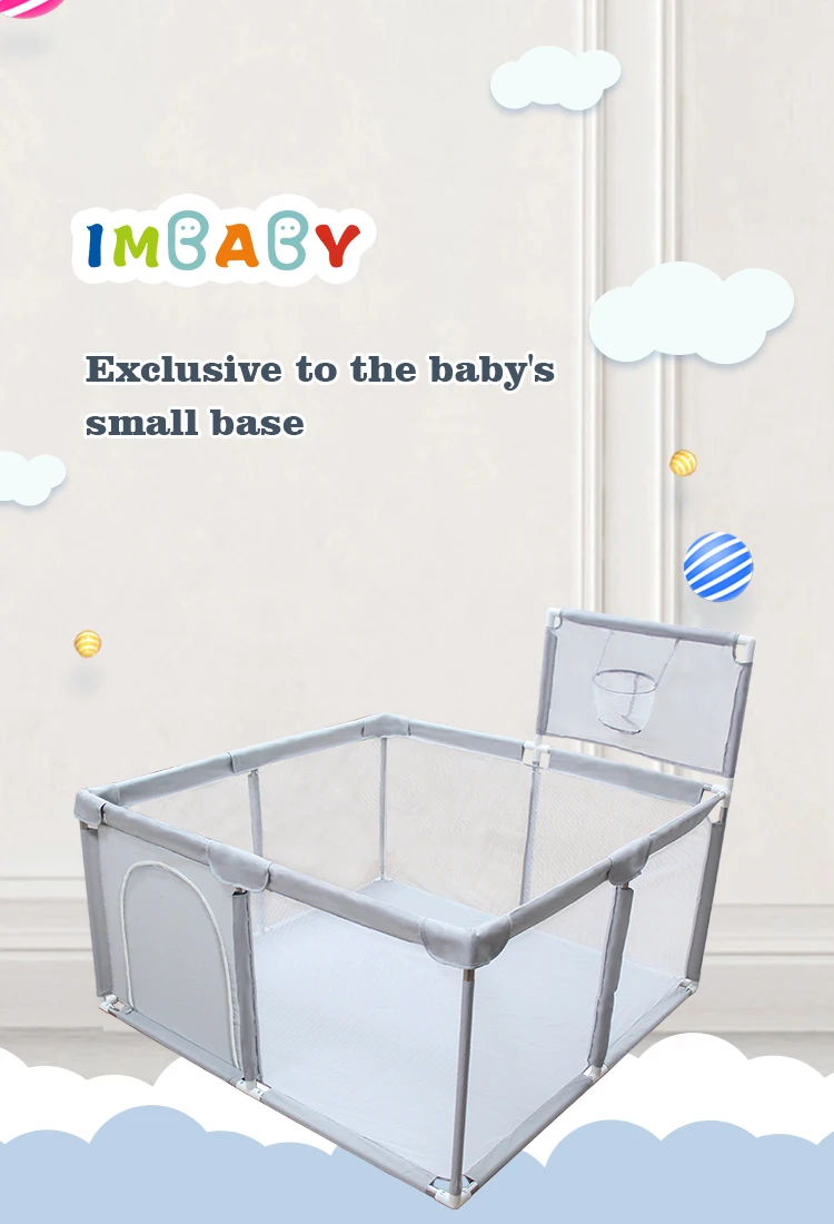 Baby Square Playpen Toddler Security Zone Barrier Infant Activity Barriers Playground Kids Ball Pit Playpen Baby Safety Fence