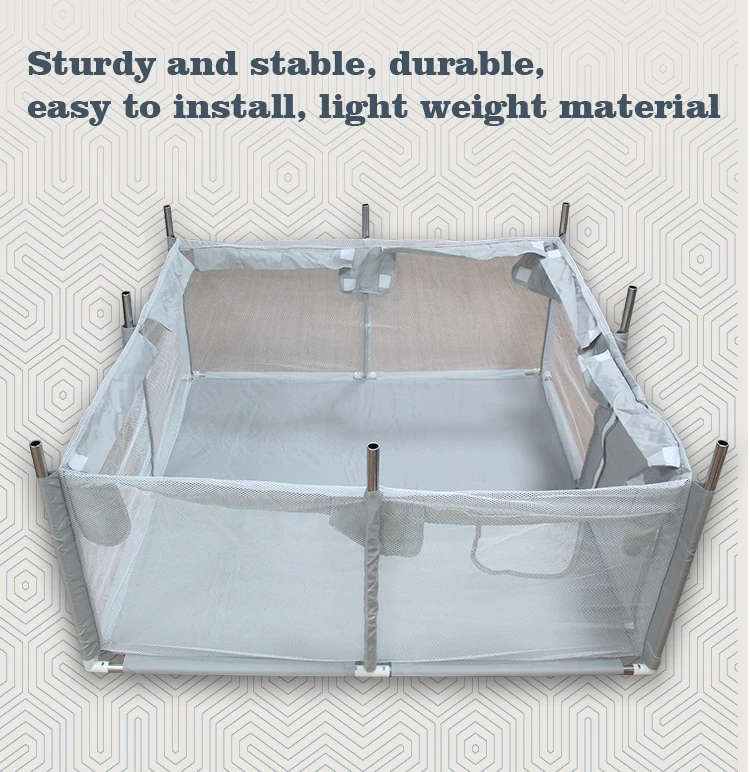 Baby Square Playpen Toddler Security Zone Barrier Infant Activity Barriers Playground Kids Ball Pit Playpen Baby Safety Fence