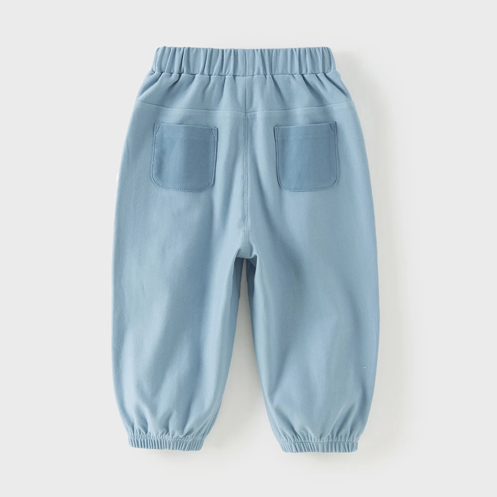 Dave Bella Children's Pants Spring Summer Girls Boys Soft Casual Trousers Cotton Cowboy Fashion Outerwear Kids Clothes DB1260914