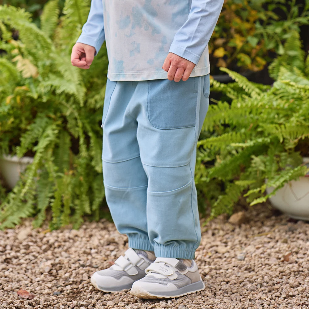 Dave Bella Children's Pants Spring Summer Girls Boys Soft Casual Trousers Cotton Cowboy Fashion Outerwear Kids Clothes DB1260914