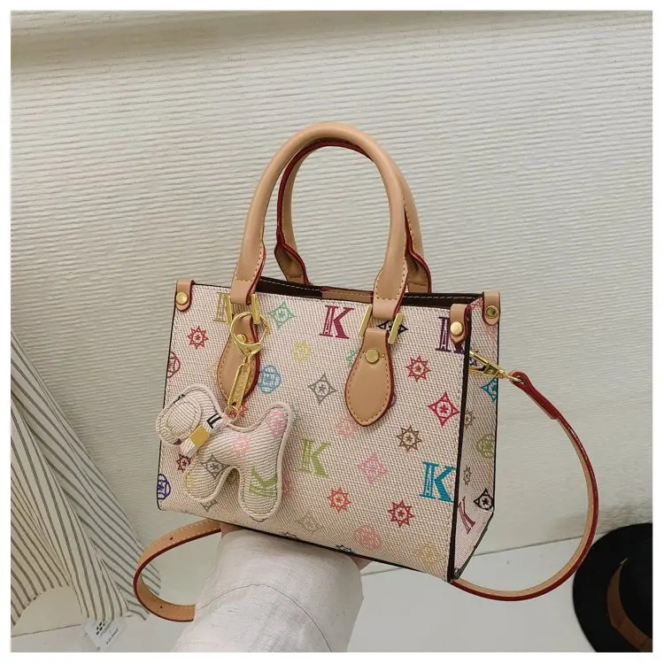 Paris Crossbody Diaper Bag Women's Luxury Leather Tote Vintage Minimalist Designer Large Capacity Elegant French Style