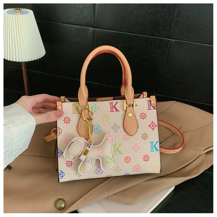 Paris Crossbody Diaper Bag Women's Luxury Leather Tote Vintage Minimalist Designer Large Capacity Elegant French Style