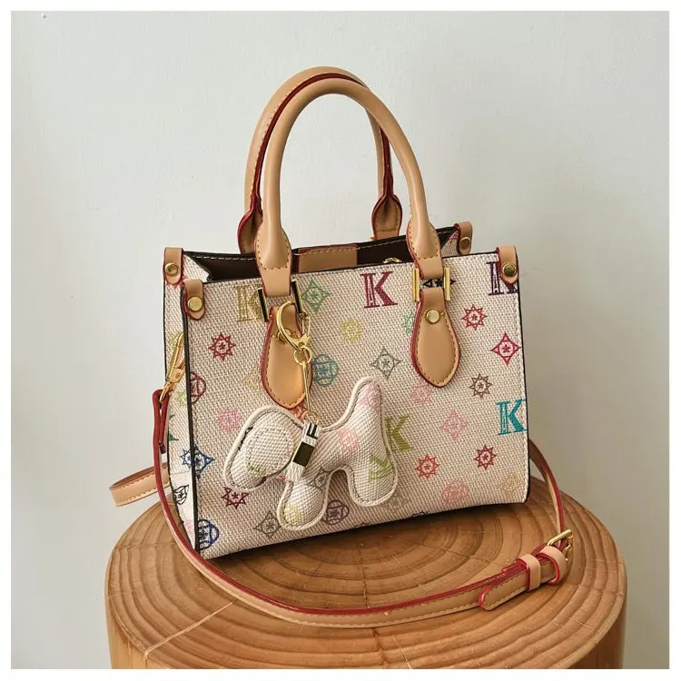 Paris Crossbody Diaper Bag Women's Luxury Leather Tote Vintage Minimalist Designer Large Capacity Elegant French Style