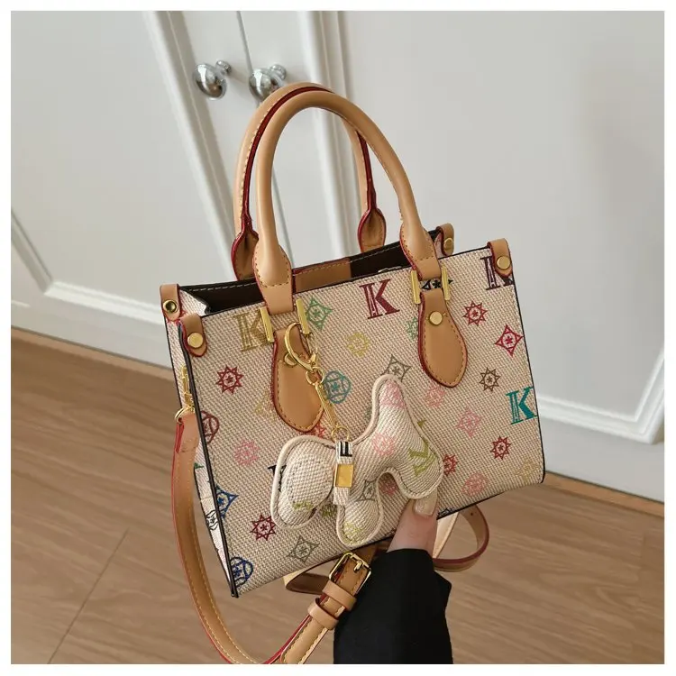 Paris Crossbody Diaper Bag Women's Luxury Leather Tote Vintage Minimalist Designer Large Capacity Elegant French Style