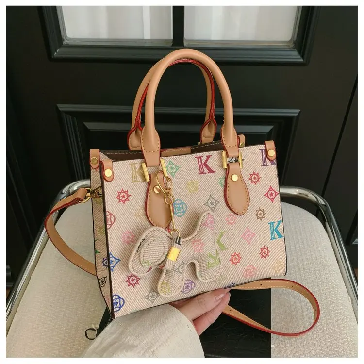 Paris Crossbody Diaper Bag Women's Luxury Leather Tote Vintage Minimalist Designer Large Capacity Elegant French Style