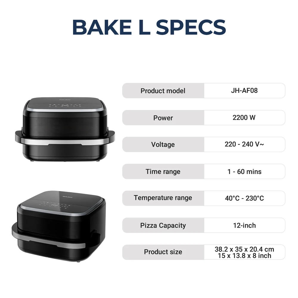 11-in-1 12 Inch Pizza Oven & Air Fryer